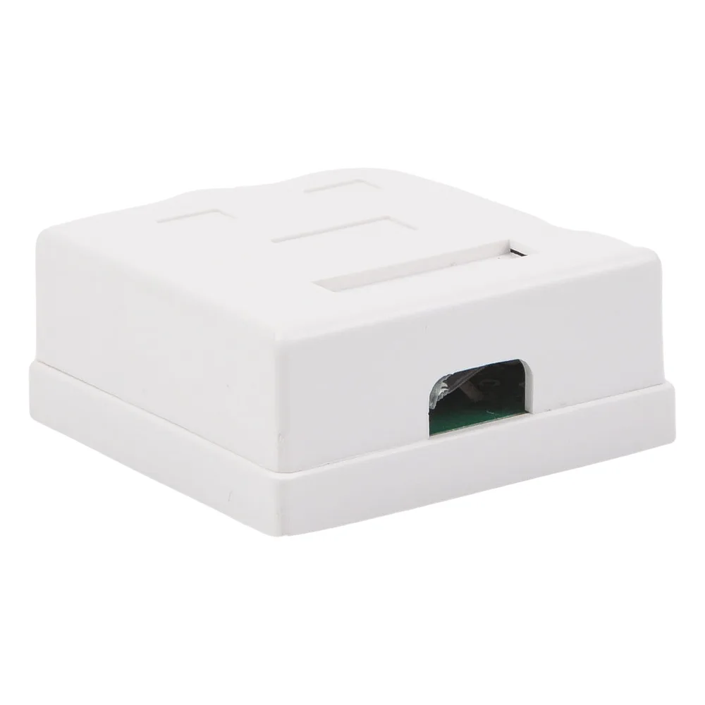 Caja de Pared con Jack UTP Cat5e y Jack RJ11 Telefónico – vista 2