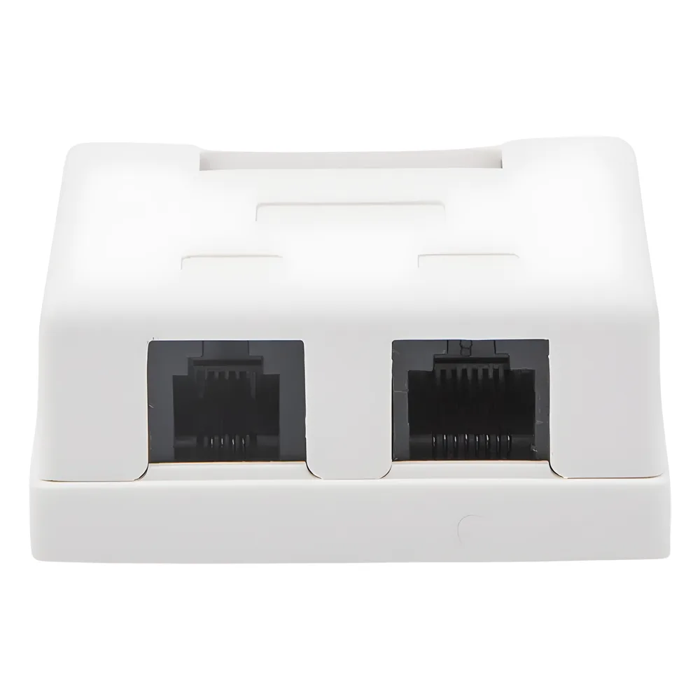Caja de Pared con Jack UTP Cat5e y Jack RJ11 Telefónico – vista 4