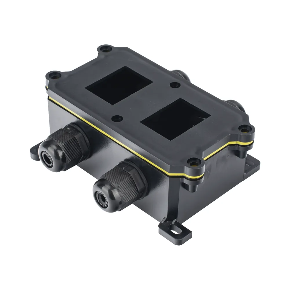 Caja de Plástico ABS/PA66 para Interruptores AccessPRO /  Compatible con los Interruptores APB-0 Series / IP65 / 4 Puertos de Conexión – vista 2