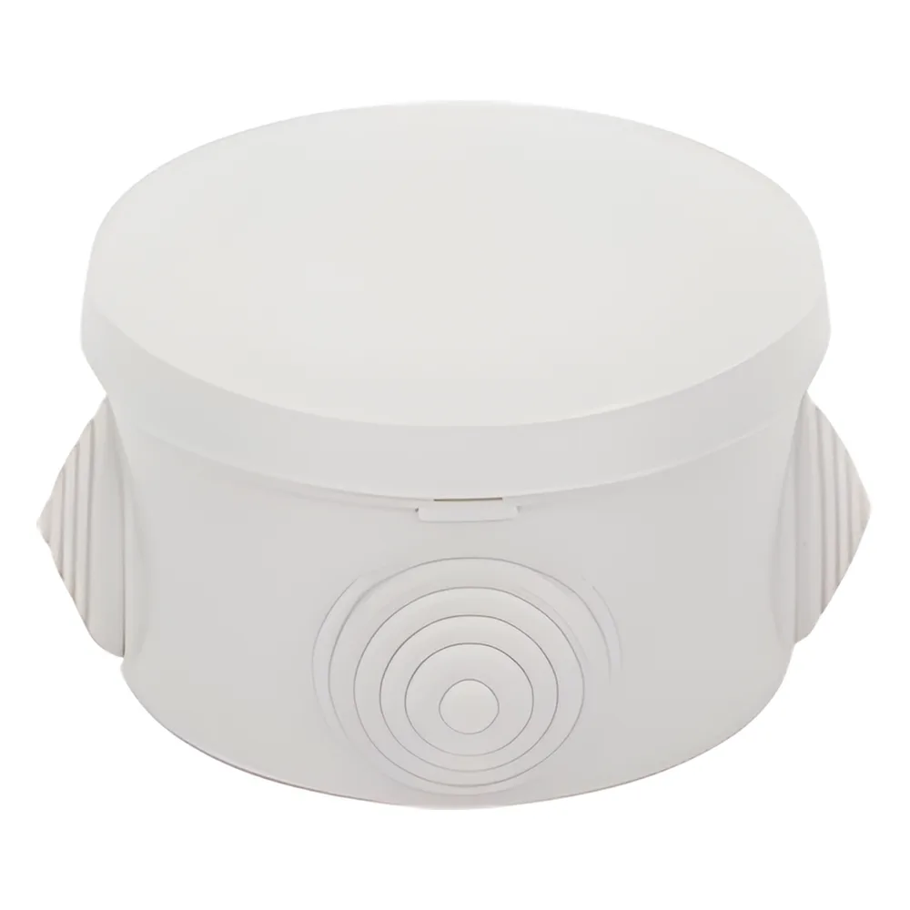 Caja Derivación-Conexión de Plástico Circular con 4 Glándulas de Goma (70 diámetro X 48 alto mm). Para Instalaciones Comerciales,  Residenciales e Industriales. Cerrado a Presión. – vista 5