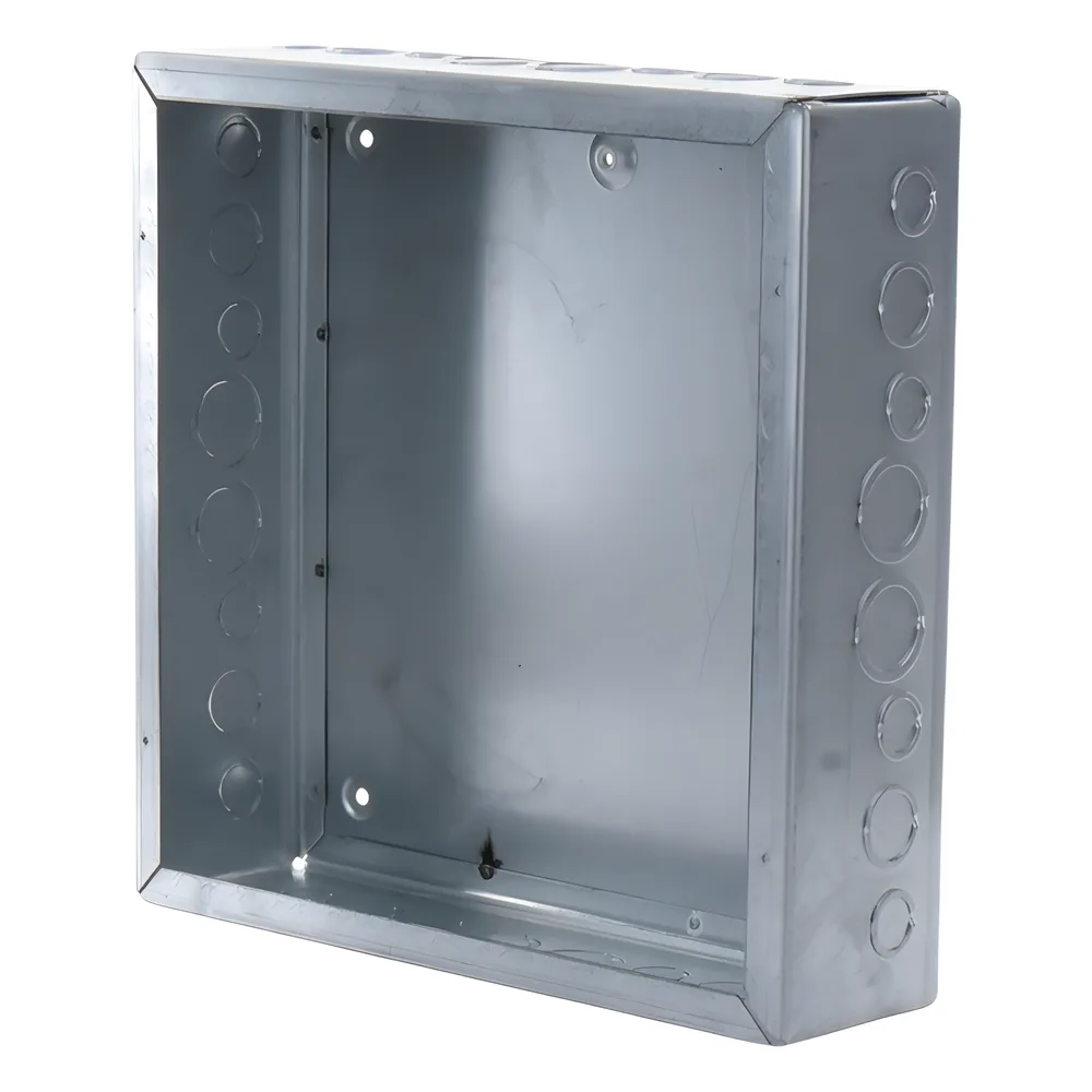 Caja Extra Grande 15"x15"x 4"/ Profundidad 4"/Entradas Laterales - Finales 4 Entradas de 1/2"- 3/4", 2 Entradas de 3/4" - 1" y 2 Entradas de 1"- 1 1/4"/ Incluye tapa / Incluye tapa. – vista 5