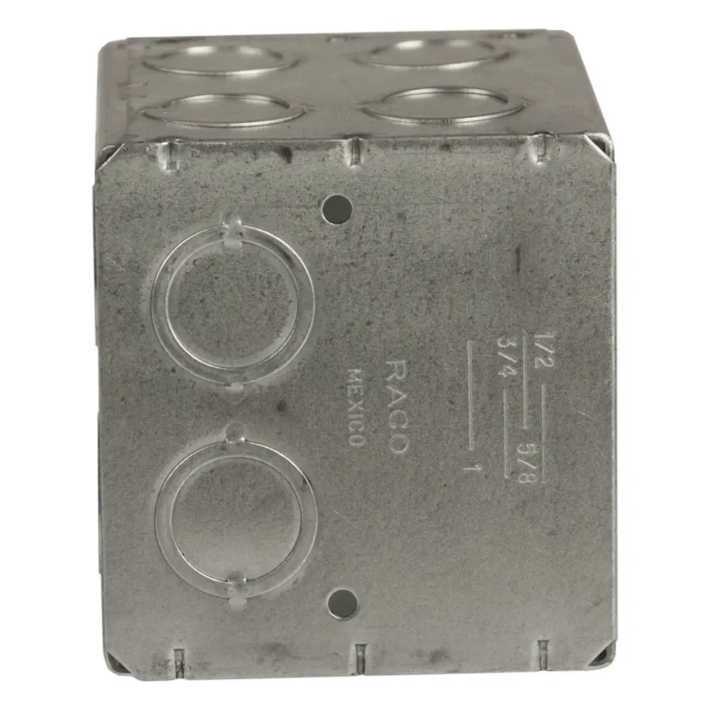 Caja Multigang de 2 Gangs/ Profundidad de 3-1/2/ 16 Entradas de 1/2 - 3/4 – vista 3