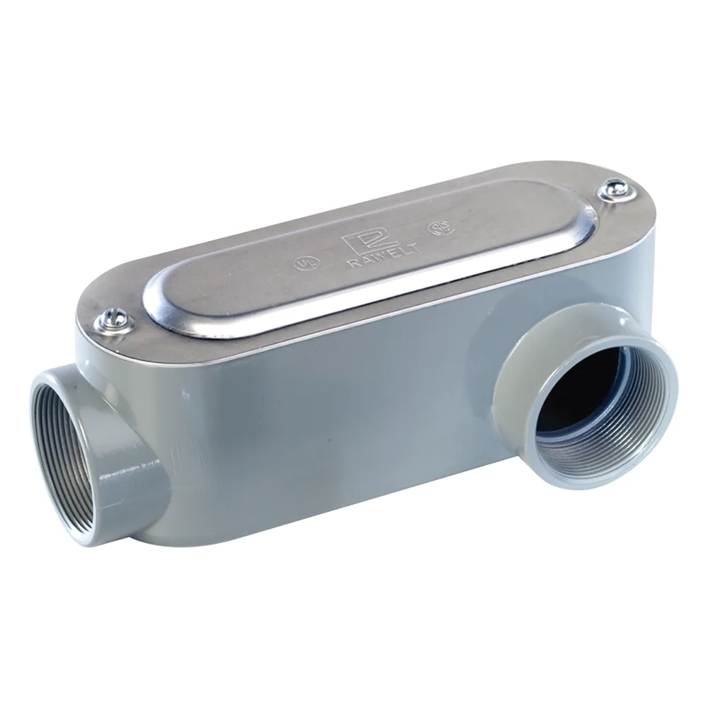 Caja Oval Roscada tipo LL de 1/2" (12.7 mm) / Incluye tapa y tornillos.