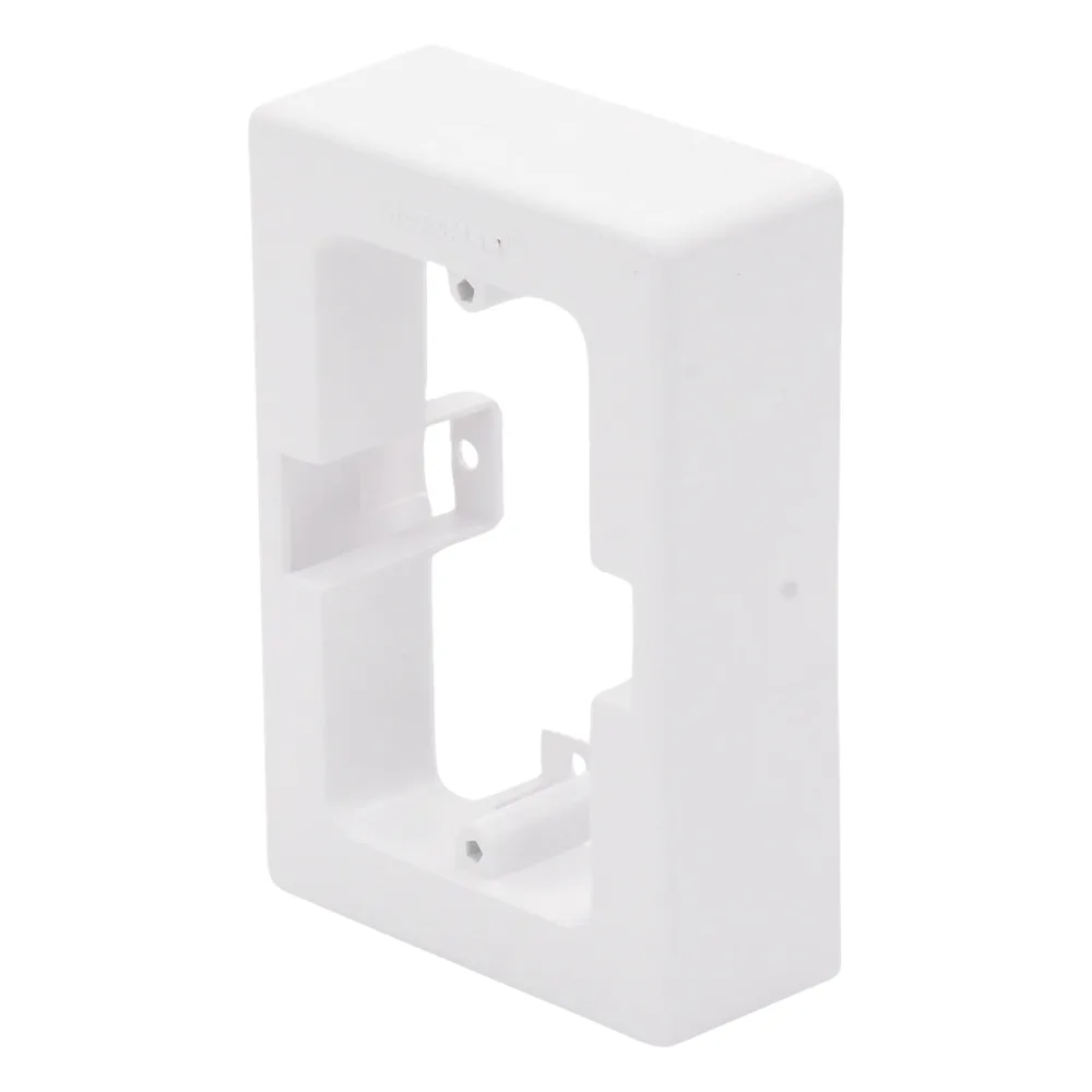 Caja Sin Fondo Universal, Color Blanco de PVC Auto Extinguible (7900-02002) – vista 2