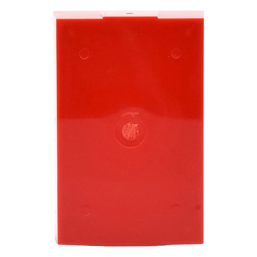 Caja trasera de montaje color rojo para estaciones de parada STOPPER – vista 3