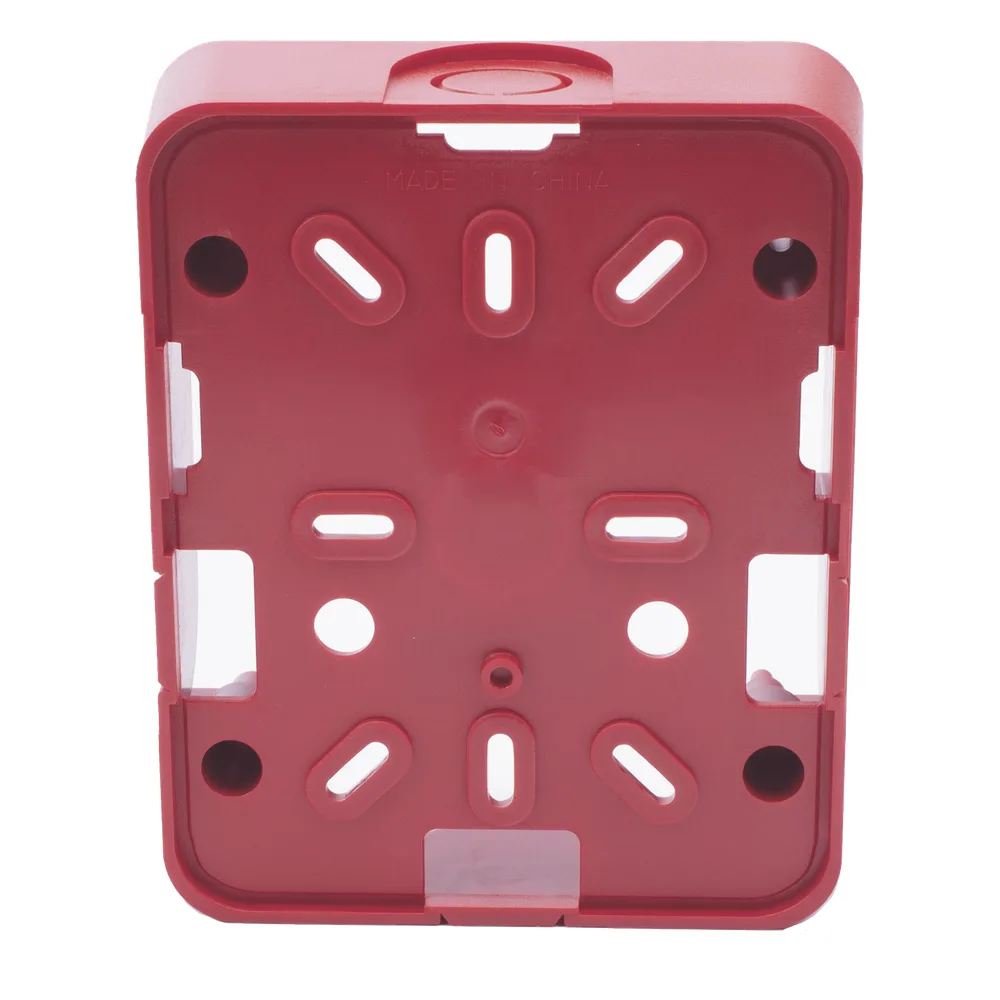 Caja Trasera Resistente a la Intemperie, Roja (para usar con la serie de estrobos HE) (0500-06360) De Hochiki – vista 4