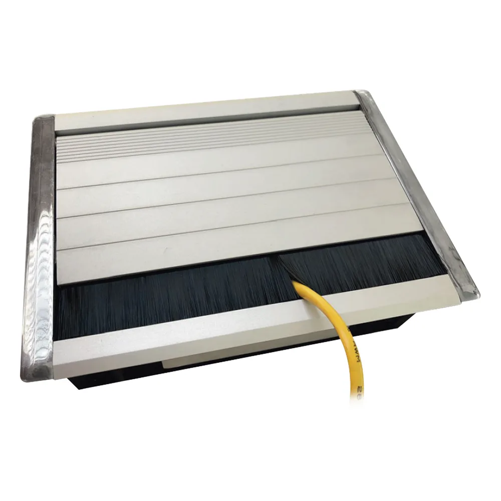 Caja Universal Vacía de 2 Módulos para Instalación en Escritorio (Voz, Datos, Video, Contactos Eléctricos), (No Incluye Accesorios)
