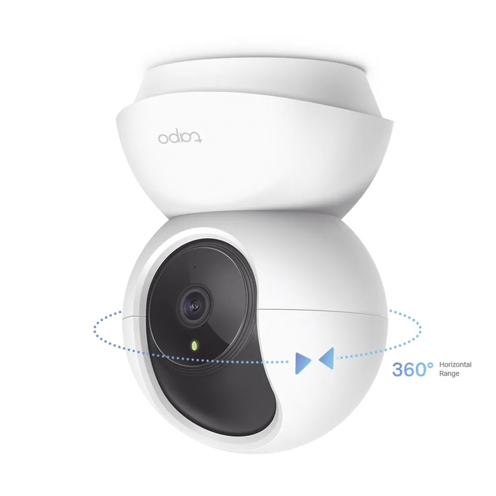 Cámara de Seguridad Doméstica Tapo C210 / 2K (2304 × 1296) / Seguimiento Automático 360° / Detección de Personas y Llanto de Bebé / Visión Nocturna 12 m (40 ft) / Audio Bidireccional / Almacenamiento mic – vista 2