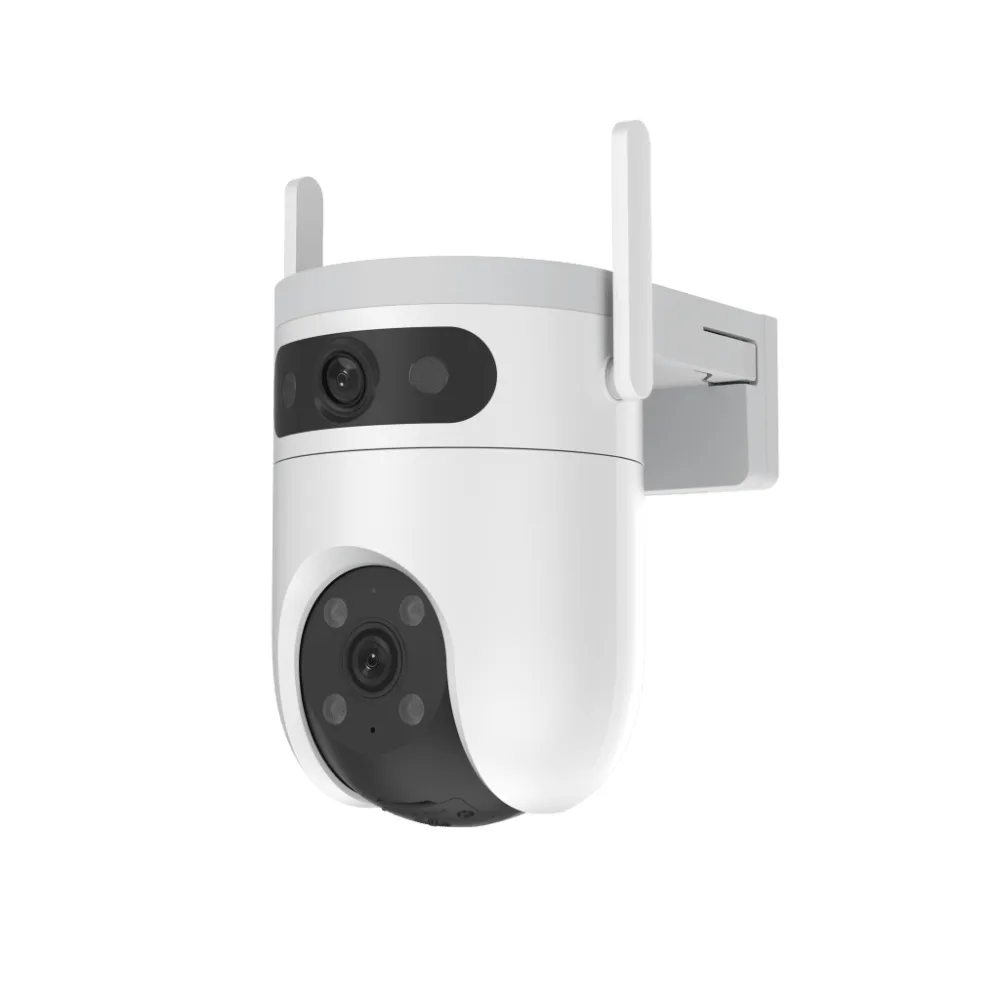 Cámara IP WiFi 6 (2.4 GHz y 5 GHz) PT Dual-Lente  / 2K (3mp + 3mp) / Visión Nocturna Color Hasta 40m / Detección IA Humano-Vehículo / Seguimiento Automático / Defensa Activa con Sirena y Luz Estroboscópica – vista 5