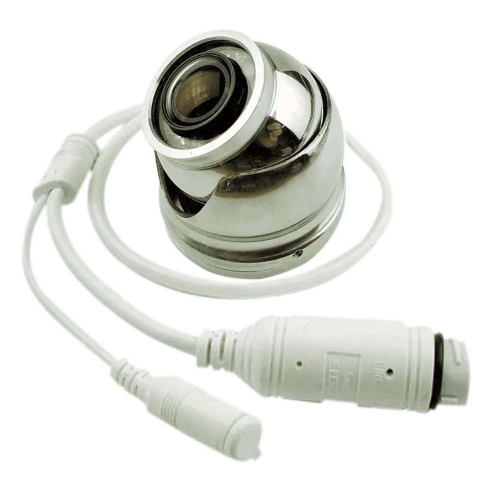 Cámara Marina IP CAM-1 / Resolución 1920x1080 / Lente Gran Angular 1.8 mm / IR LEDs 10 mts / Carcasa Acero Inoxidable 316 / POE o 12V / Compatible con Simrad NSSevo3™/3S™ y NSOevo3™/3S™ – vista 2