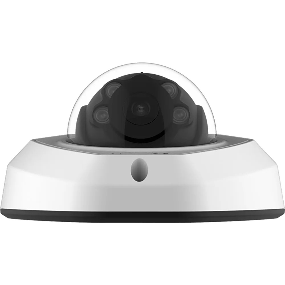 Cámara Mini Domo AI Antivandálica 4K / 8 Megapíxeles / Lente 4 mm / IR 30 m / Starlight 0.012 Lux / Super WDR 120 dB / H.265+ / Micrófono Integrado / SIP / IP67 / IK10 / NDAA – vista 3