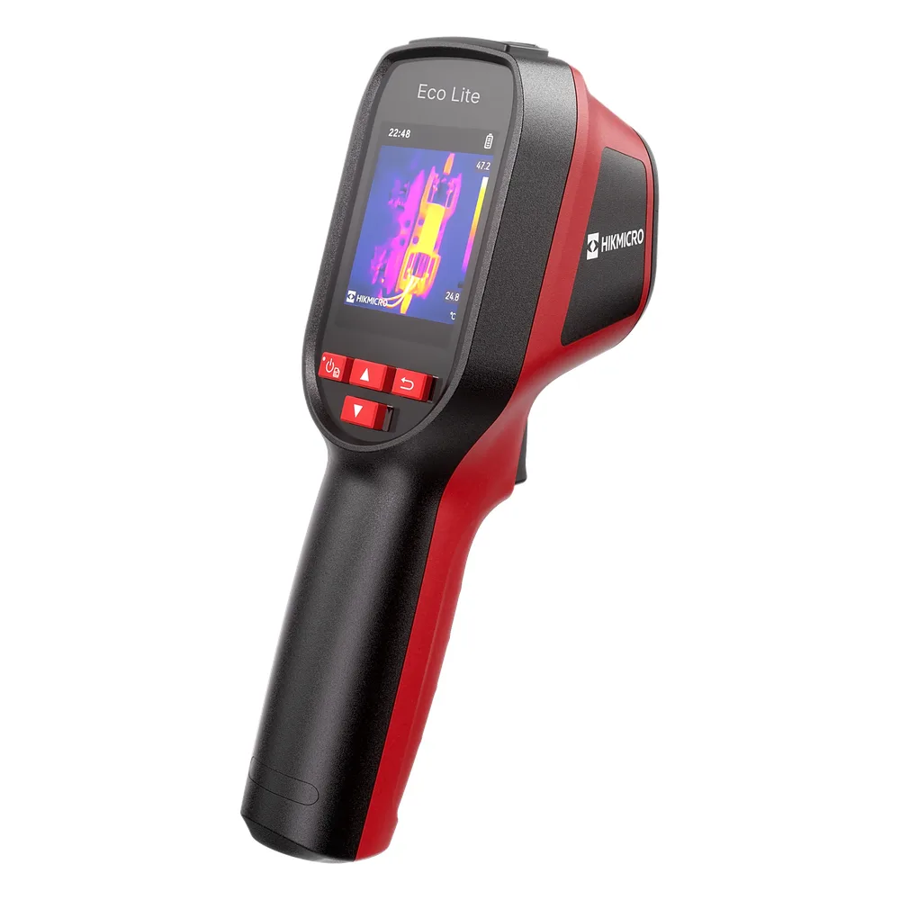 Cámara Térmica Eco Lite / Detector de 96 × 96 Píxeles / Medición de -20 °C a 550 °C / Autonomía 14 Horas / Diseño Compacto IP54 / Ideal para Hogar