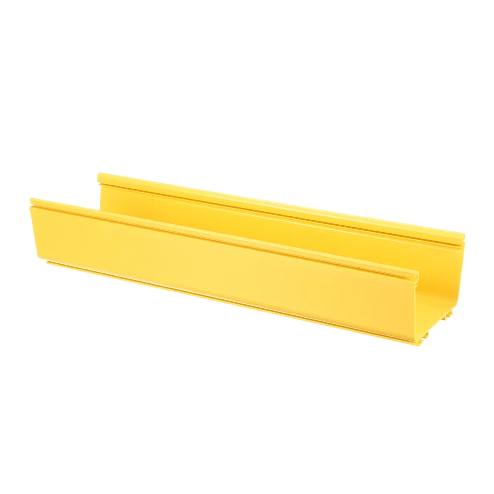 Canaleta FiberRunner™ 6X4, de PVC Rígido, Color Amarillo, 3 m de Largo – vista 3