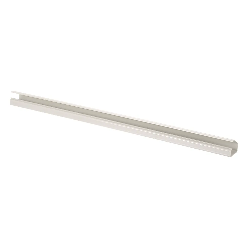 Canaleta LD10 de PVC rígido, con cinta adhesiva para instalación sin herramientas, de 38.4 x 24 x 1828.8 mm, Color Blanco Mate – vista 4