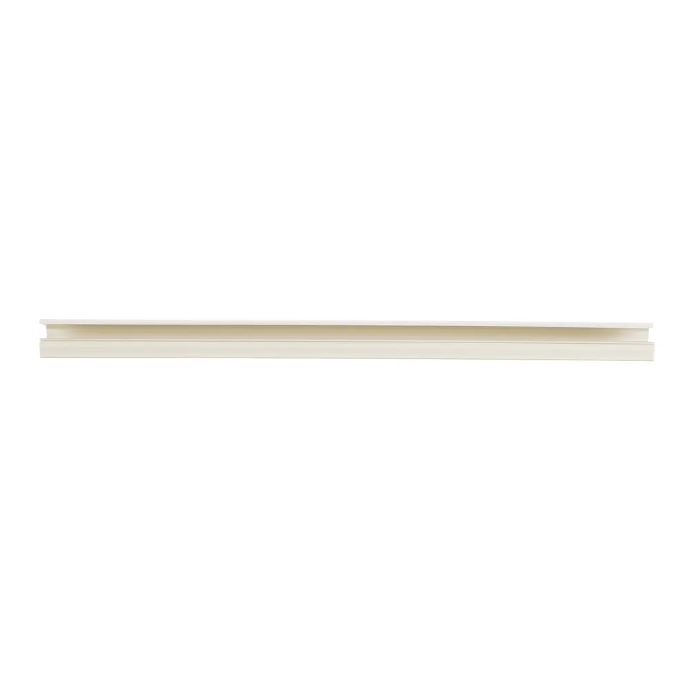 Canaleta LD10 de PVC rígido, con cinta adhesiva para instalación sin herramientas, de 38.4 x 24 x 2438 mm, Color Blanco Mate – vista 4