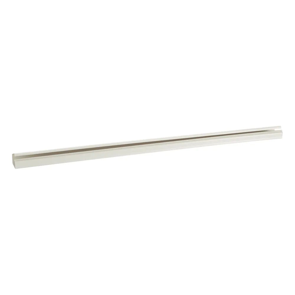 Canaleta LD10 de PVC rígido, con cinta adhesiva para instalación sin herramientas, de 38.4 x 24 x 3048 mm, Color Blanco Mate – vista 3