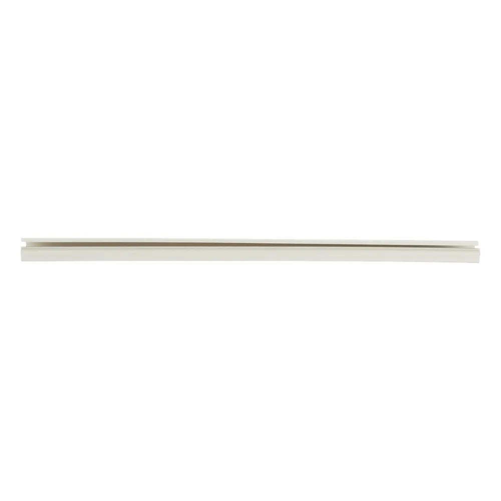 Canaleta LD10 de PVC rígido, con cinta adhesiva para instalación sin herramientas, de 38.4 x 24 x 3048 mm, Color Blanco Mate – vista 4