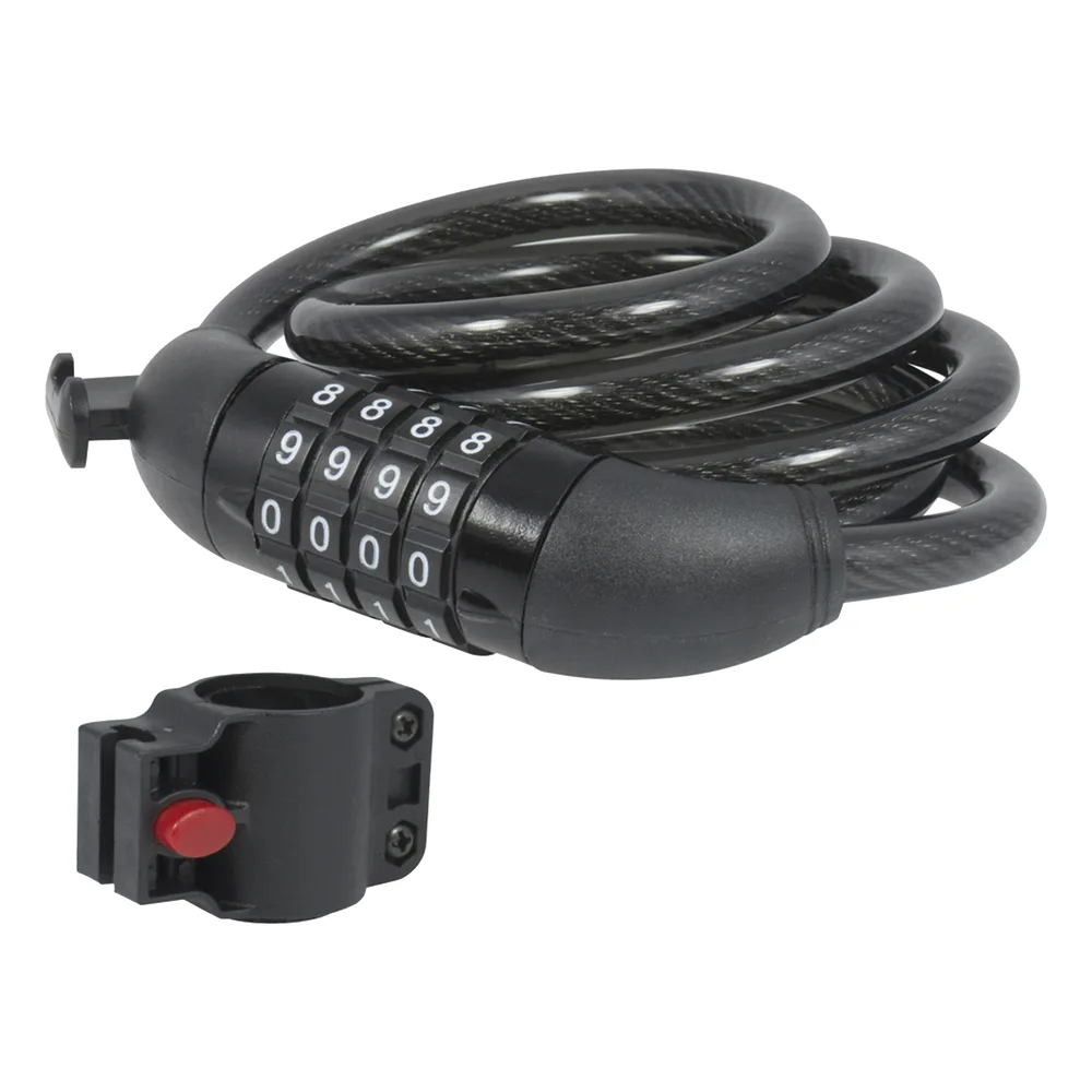 Candado de Cable de Combinación/ Longitud 100 cm / Nivel de seguridad 3/ Discos Programables.