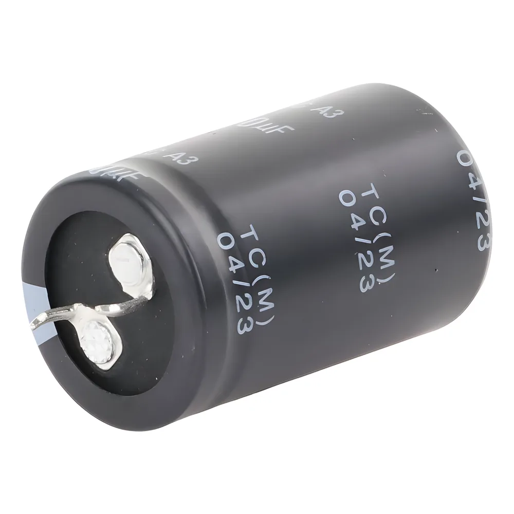 Capacitor Electrolítico de Aluminio, Radial de 470 µFd, 250 Vcc, 105 °C, 25 x 40 mm. – vista 4