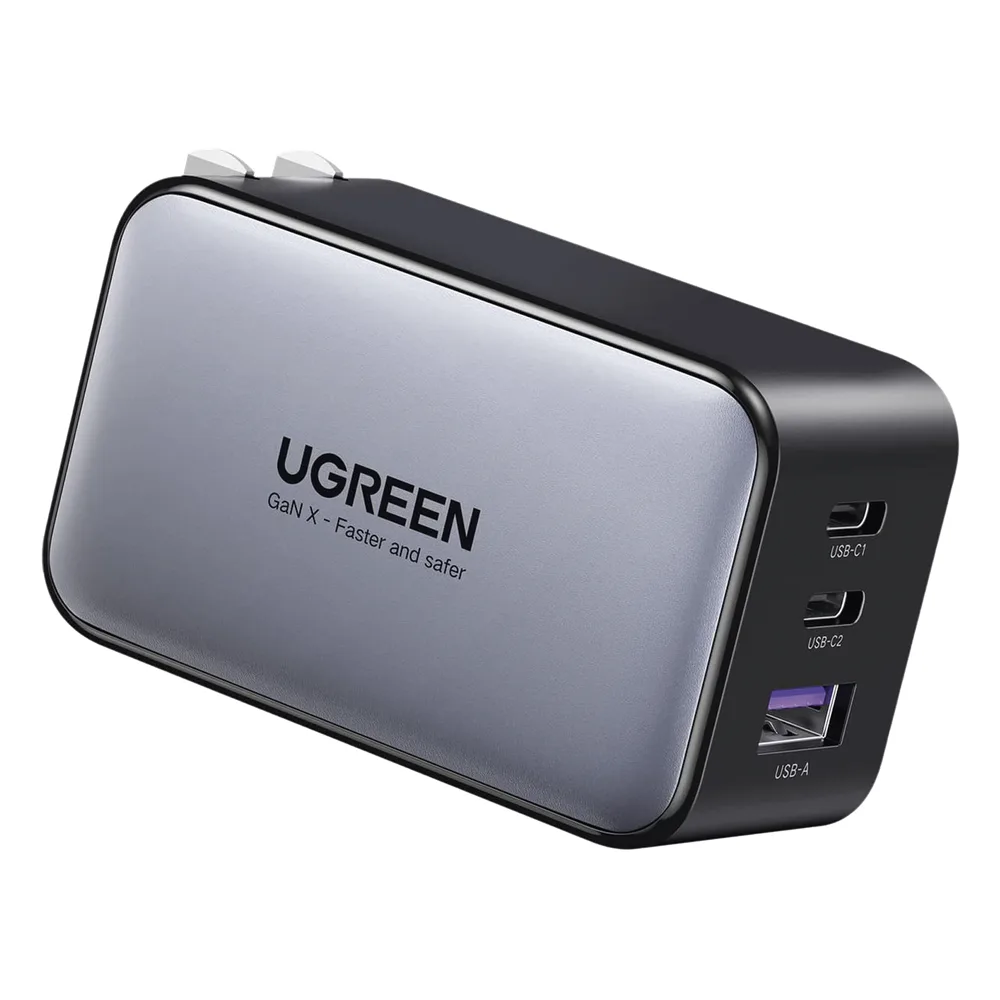 Cargador de 65W serie Nexode | 3 Puertos de Carga Rápida | 2 USB-C | 1 USB-A | Tecnología GaN II | Power Delivery 3.0 | Quick Charge 4.0 | Chip Confiable y Carga Inteligente | Optimiza la Experiencia de Carga | Carcasa Ignifuga