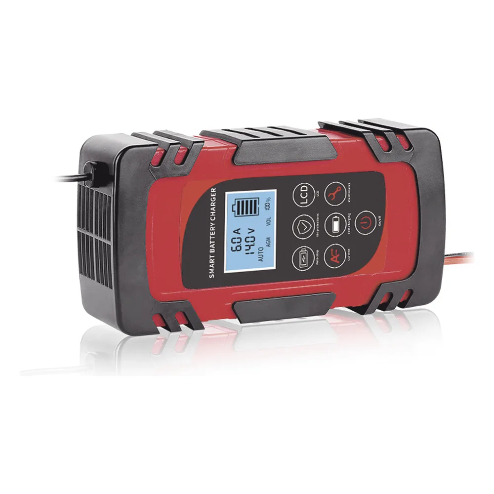Cargador de Baterías / 12 o 24 Vcc / hasta 40 Ah / 4, 6 o 8 A / Display LCD – vista 4
