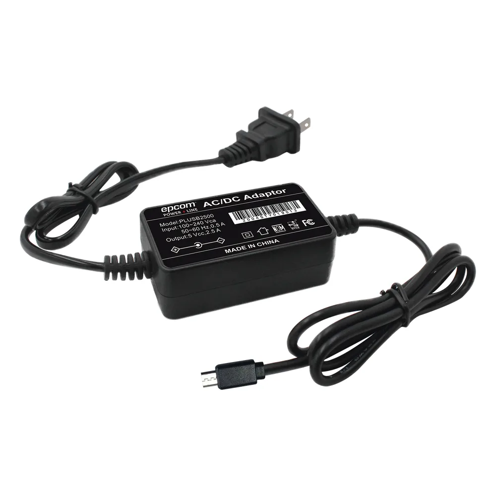Cargador Micro-USB Profesional de 5 Vcc, 2.5 A para Celulares, Tabletas y Radio PKT-03 / Voltaje de Entrada de 100-240 Vca – vista 2