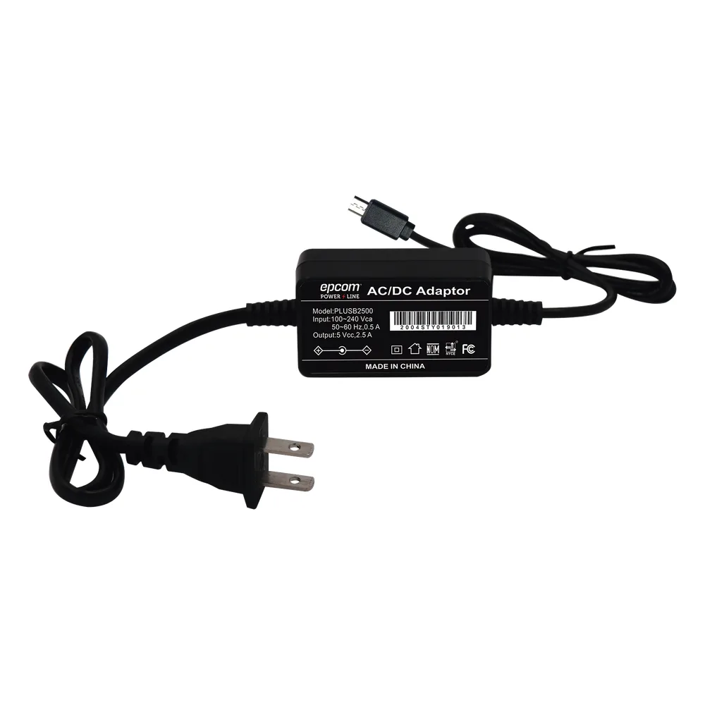 Cargador Micro-USB Profesional de 5 Vcc, 2.5 A para Celulares, Tabletas y Radio PKT-03 / Voltaje de Entrada de 100-240 Vca – vista 3