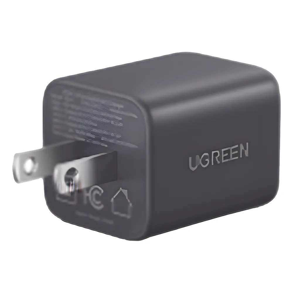 Cargador rápido GaN 1A1C de 20 W y 2 puertos – vista 2