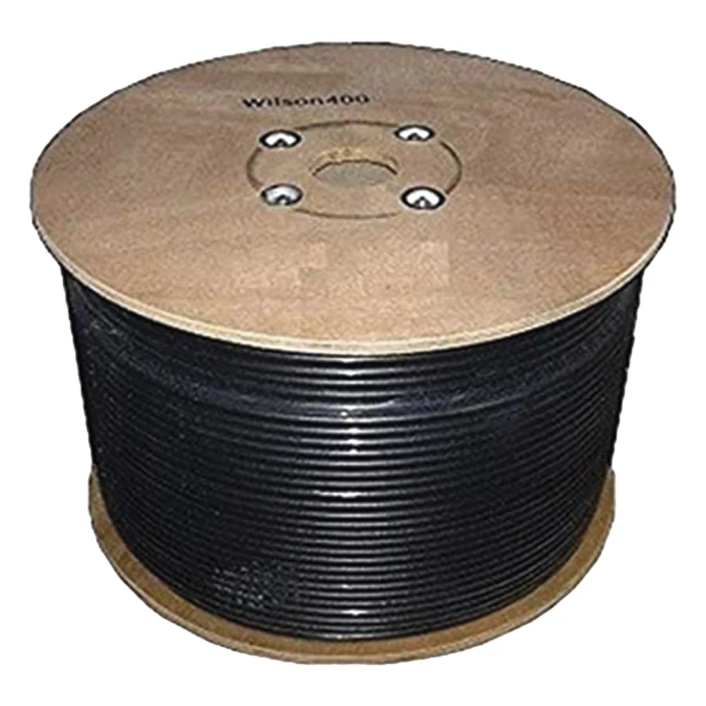 Carrete de Cable Coaxial de Baja Perdida WILSON400 Tipo LMR400. 50 Ohm de Impedancia. 152.4 Metros (500 Pies)