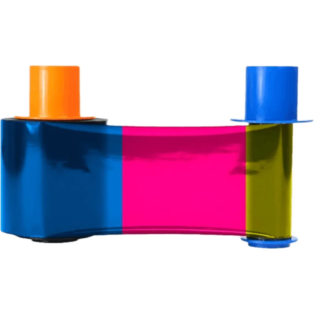 Cartucho con Ribbon  YMCKOK full color con dos resinas en negro / Para DTC1250e y DTC1000 / 250 impresiones.