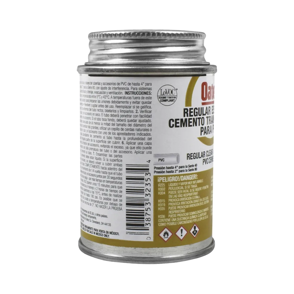 Cemento Claro de 118 ml para Tubo Conduit PVC Pesado. – vista 3