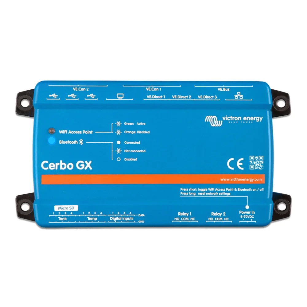 Cerbo GX MK2 / Centro de comunicaciones / Monitoreo Remoto para Sistemas Victron