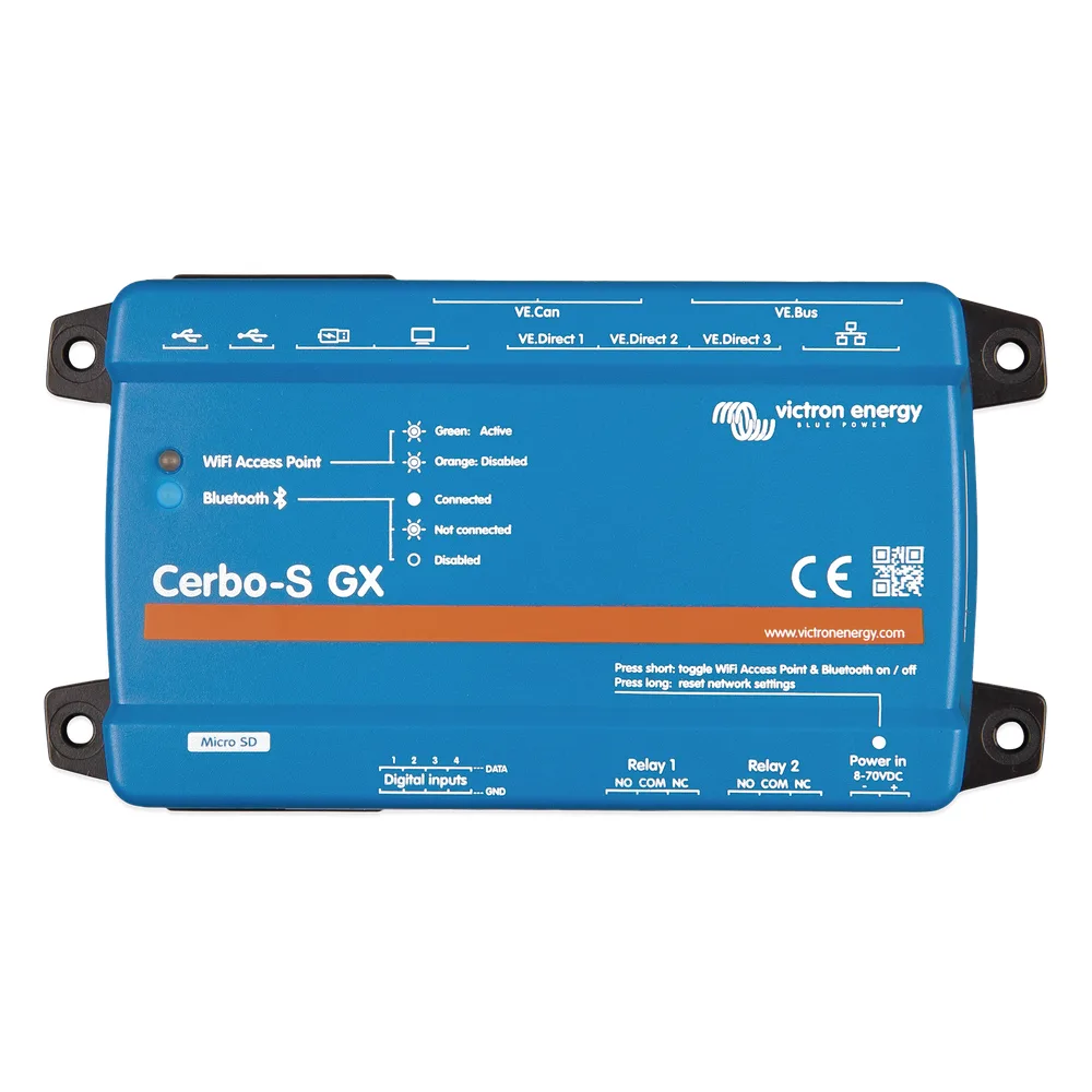 Cerbo-S GX / Centro de comunicaciones / Monitoreo Remoto para Sistemas Victron