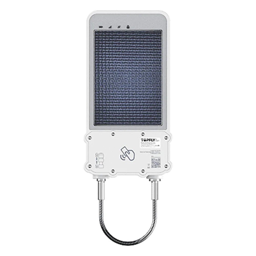 Cerradura Inteligente GPS con Energía Solar / SolarGuardX 100 / Seguimiento de Activos LTE Cat-M1 / Desbloqueo por RFID BLE OTA / Impermeable IP67 / Detección de Movimiento / Alarma de Bloqueo / Batería 14400mAh / Seguridad de Datos M