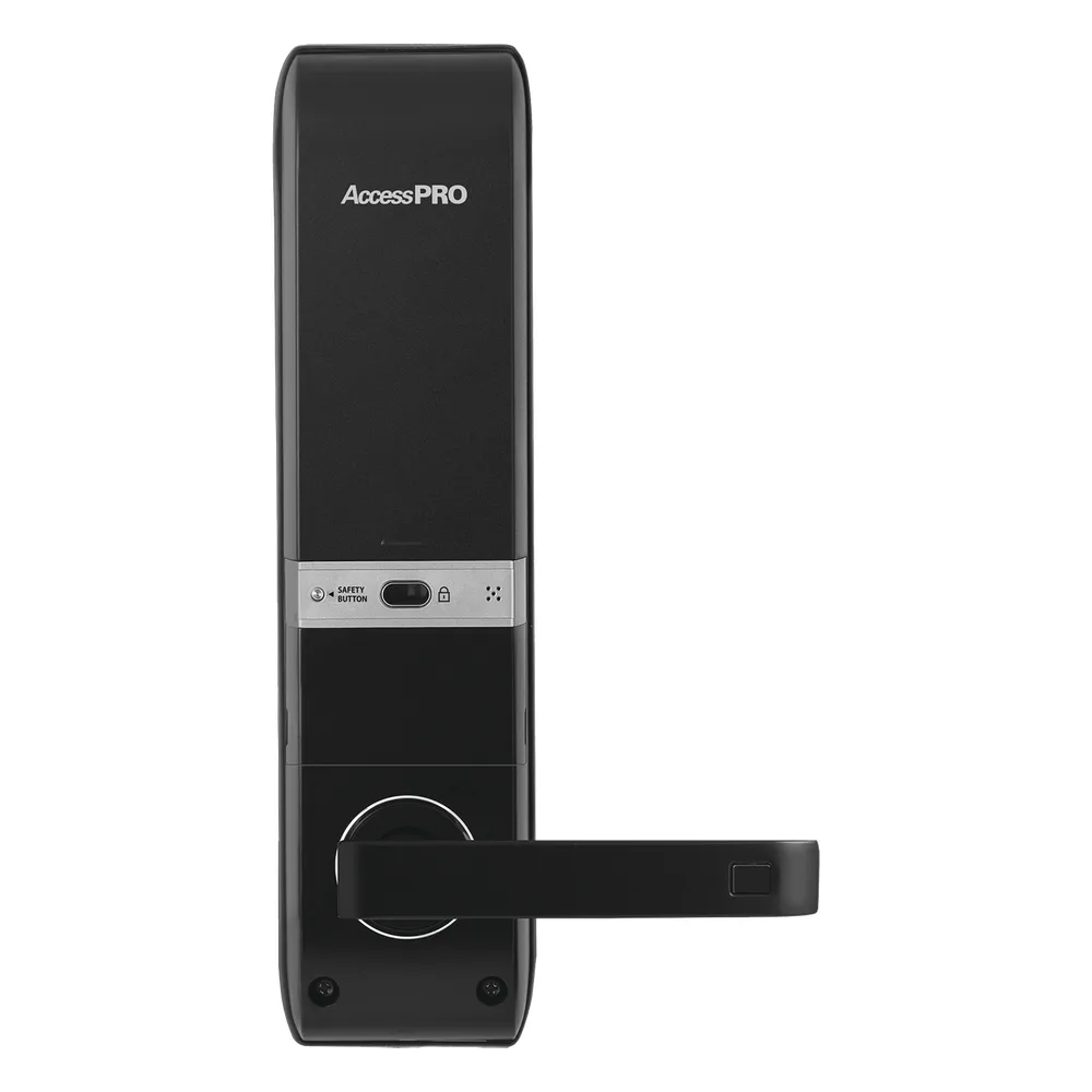 Cerradura inteligente para puertas con doble cerrojo/teclado Touch Screen, Apertura con tarjeta Mifare /Contraseña y Llave de emergencia – vista 3