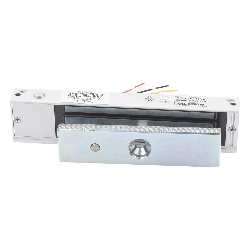 Chapa magnética de 350 lbs / Con LED indicador / Para uso en interior