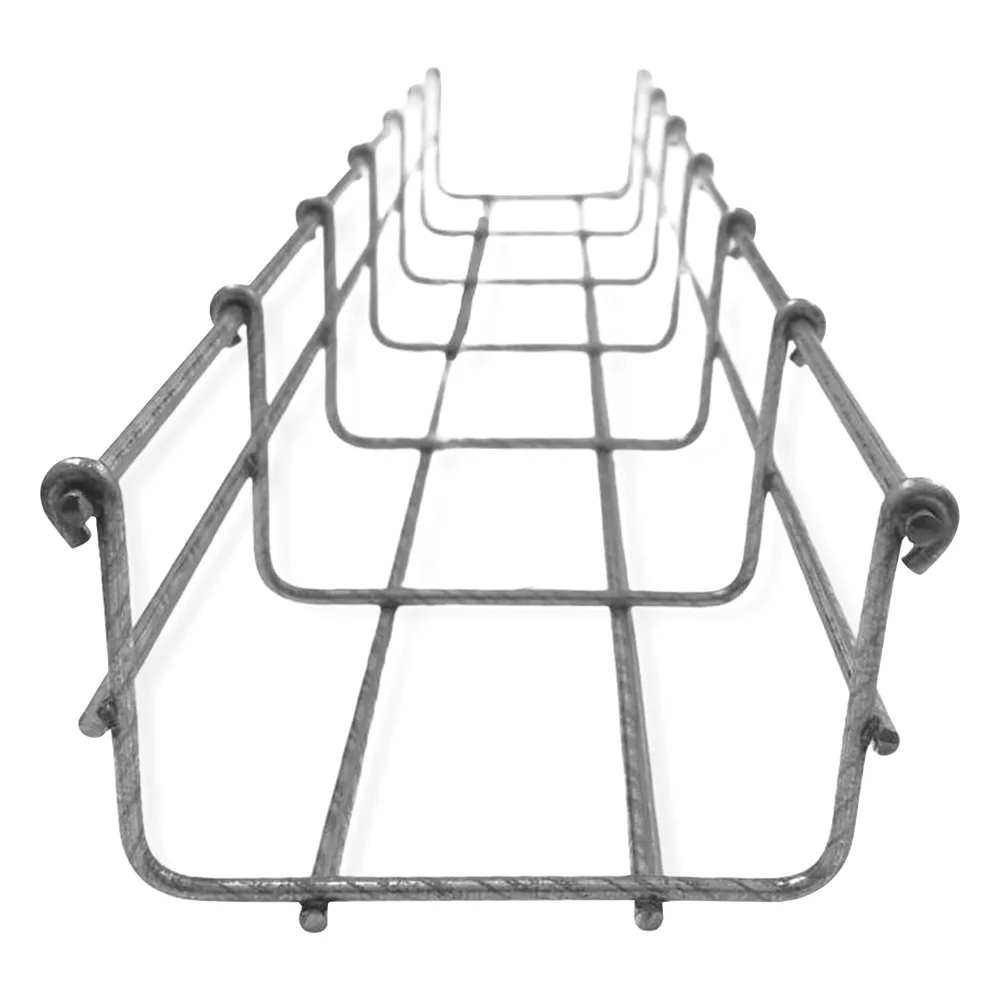 Charola Bimetálica Tipo Malla 54/100 mm, Ideal Para Utilizarse al Exterior o Zonas Húmedas, Hasta 86 Cables Cat6, Tramo de 3 Metros