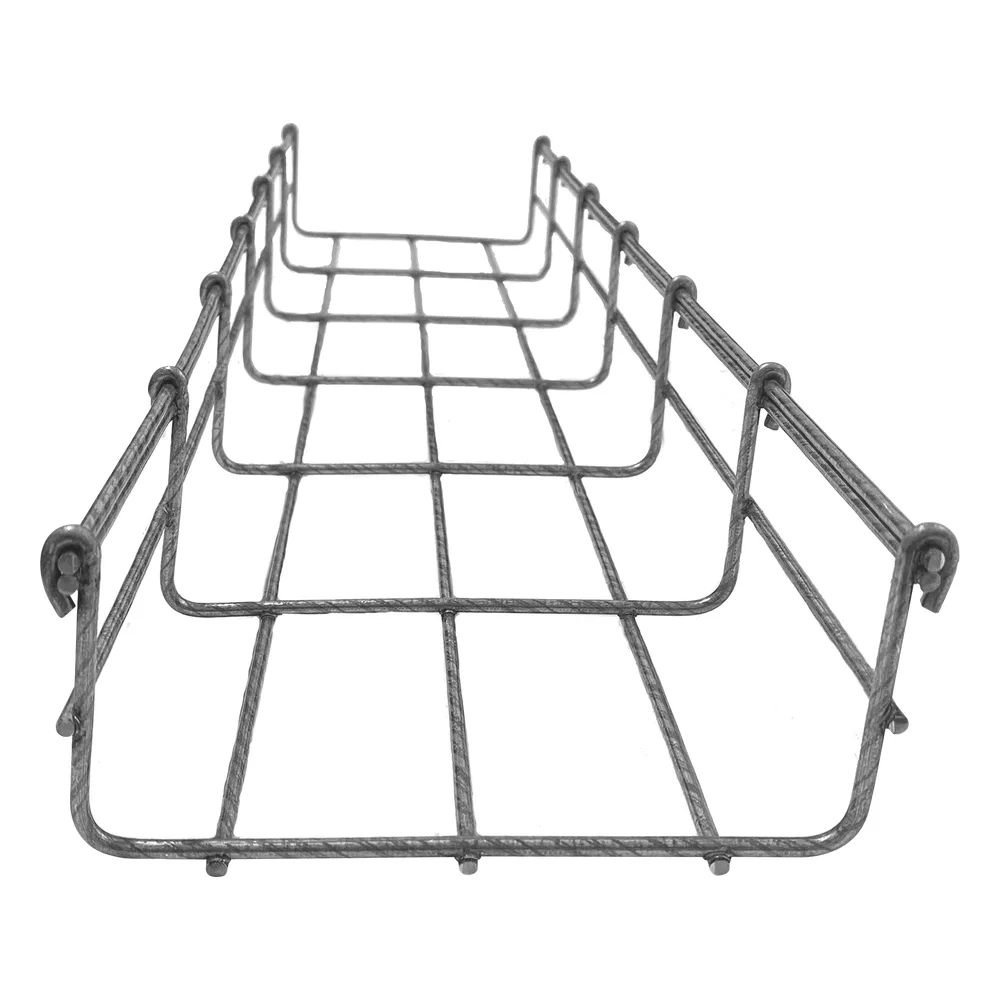 Charola Bimetálica Tipo Malla 66/150 mm, Ideal Para Utilizarse al Exterior o Zonas Húmedas, Hasta 158 Cables Cat6, Tramo de 3 Metros