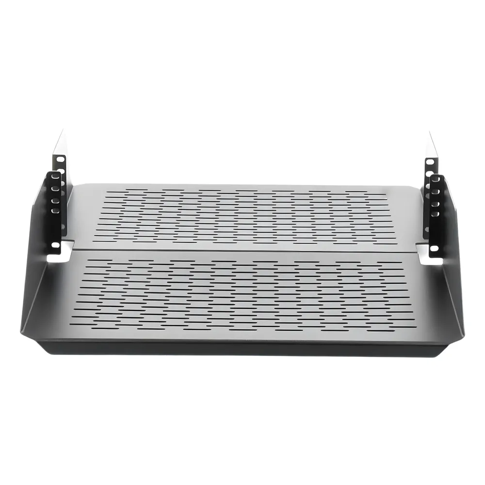 Charola Para Soportar Equipos en Rack de 19in, Ventilada, Frontal y Posterior, Capacidad de 136 Kg, 3UR – vista 3