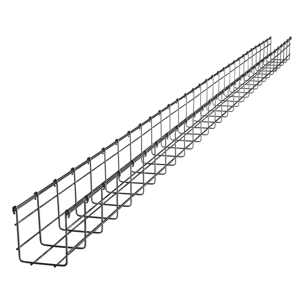 Charola Tipo Malla 105/100 mm, Acabado Electro Zinc, Tramo de 3 Metros – vista 2