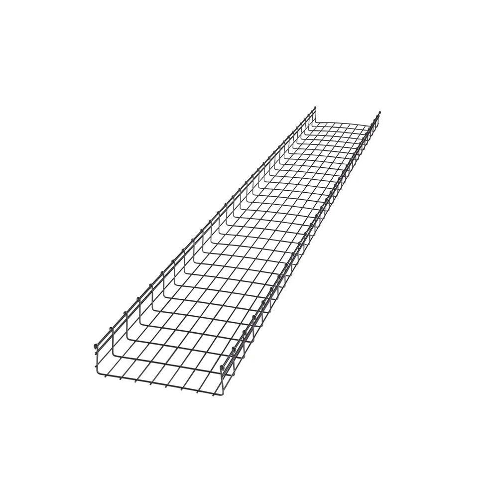 Charola Tipo Malla 105/400 mm, Acabado Electro Zinc, Hasta 668 Cables Cat6, Tramo de 3 Metros – vista 2