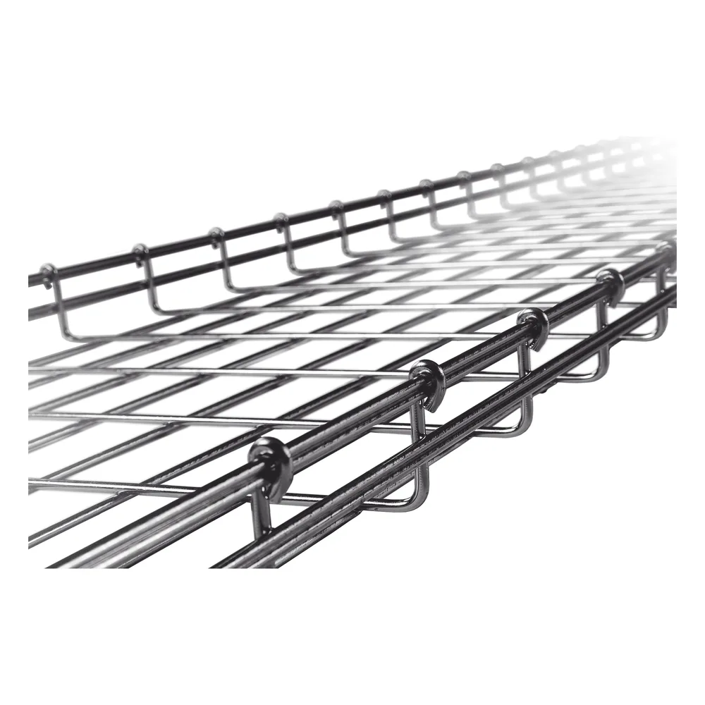 Charola Tipo Malla 54/400 mm, Acabado Electro Zinc, Hasta 344 Cables Cat6, Tramo de 3 Metros – vista 3