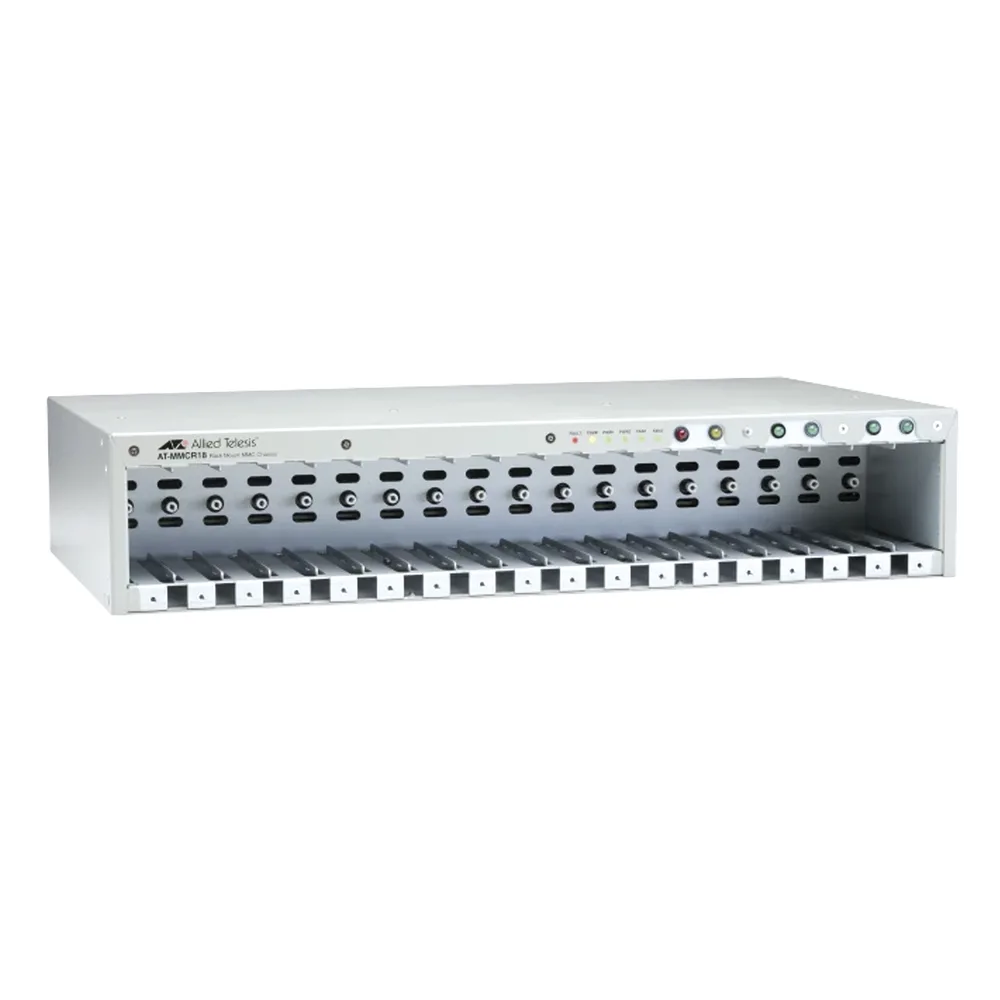 Chasis 18-Slot para MMC2xxx & MMC6xxx series Mini Media Converters, No PSU