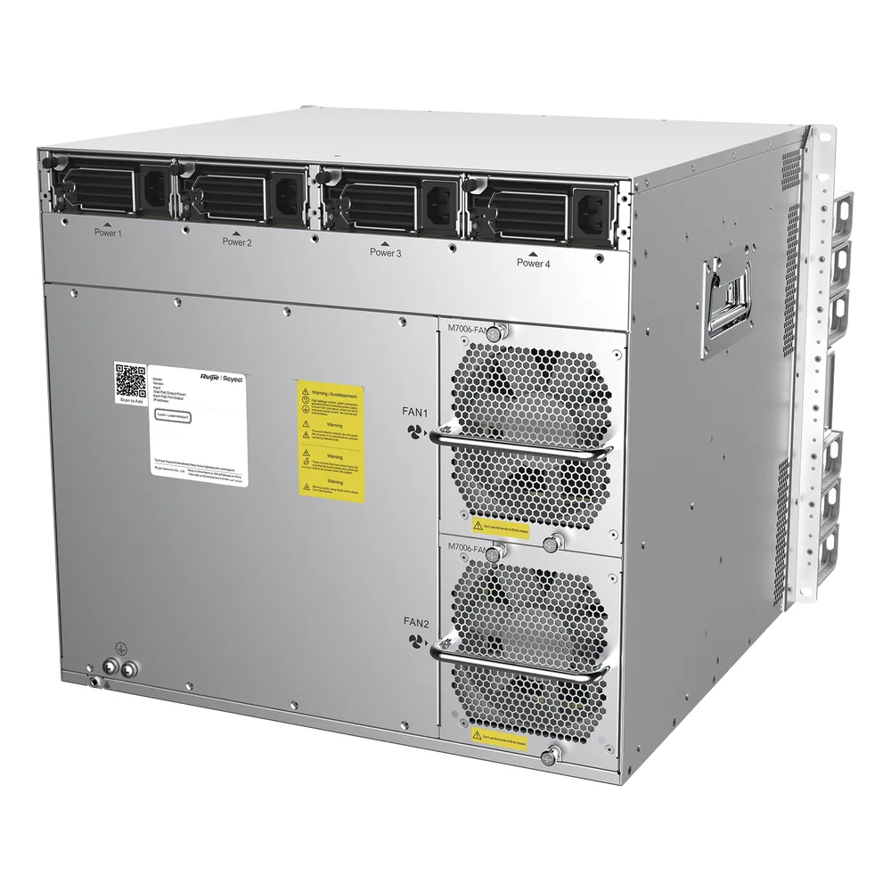 Chasis Switch Core hasta 6 slots para tarjetas modulares M7000 series – vista 2