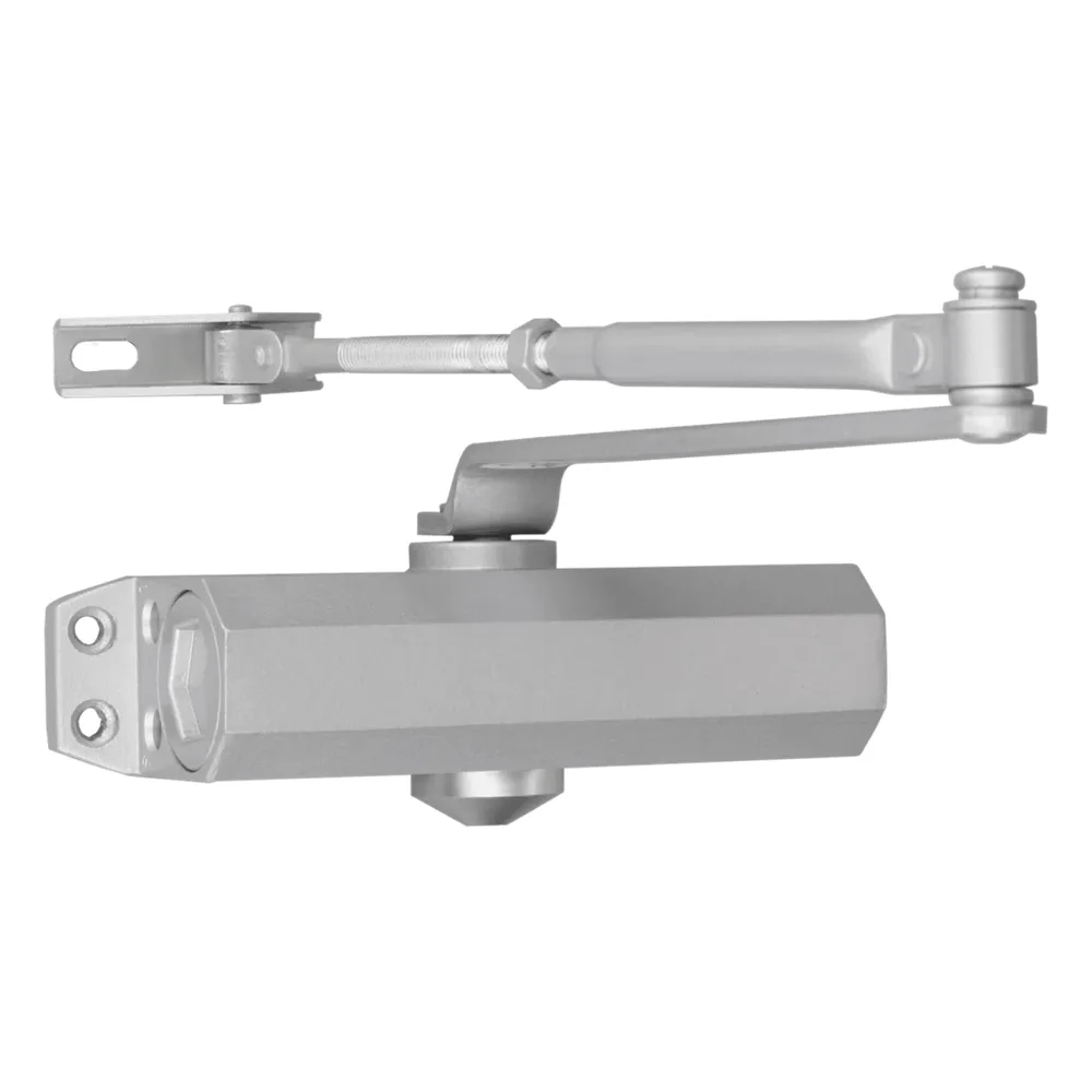 Cierra Puertas  / De Superficie / Puertas de Metal / Puertas de Madera / Ajustable para Tamaños  / Puertas Hasta 65 kg / Incluye Herrajes / Brazos de Acero Forjado