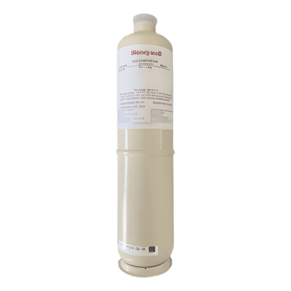 Cilindro de gas de calibración de monóxido de carbono 100 ppm balance aire, capacidad 103 litros, conexión C-10