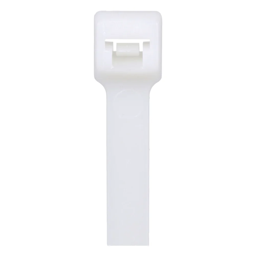 Cincho de Bloqueo de Nylon 6.6, Color Natural, 142 mm largo x 2.5mm ancho, sección transversal en miniatura, 1000 piezas – vista 2