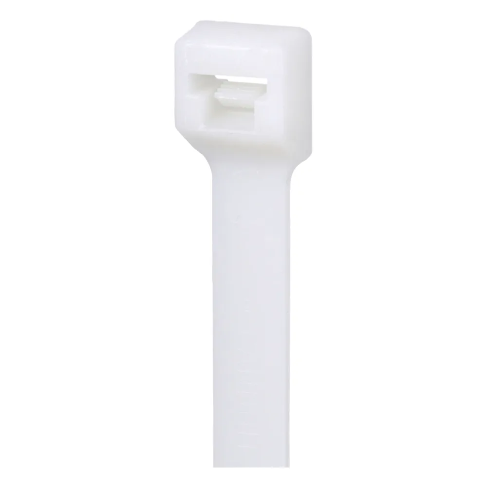 Cincho de Bloqueo de Nylon 6.6, Color Natural, 142 mm largo x 2.5mm ancho, sección transversal en miniatura, 1000 piezas