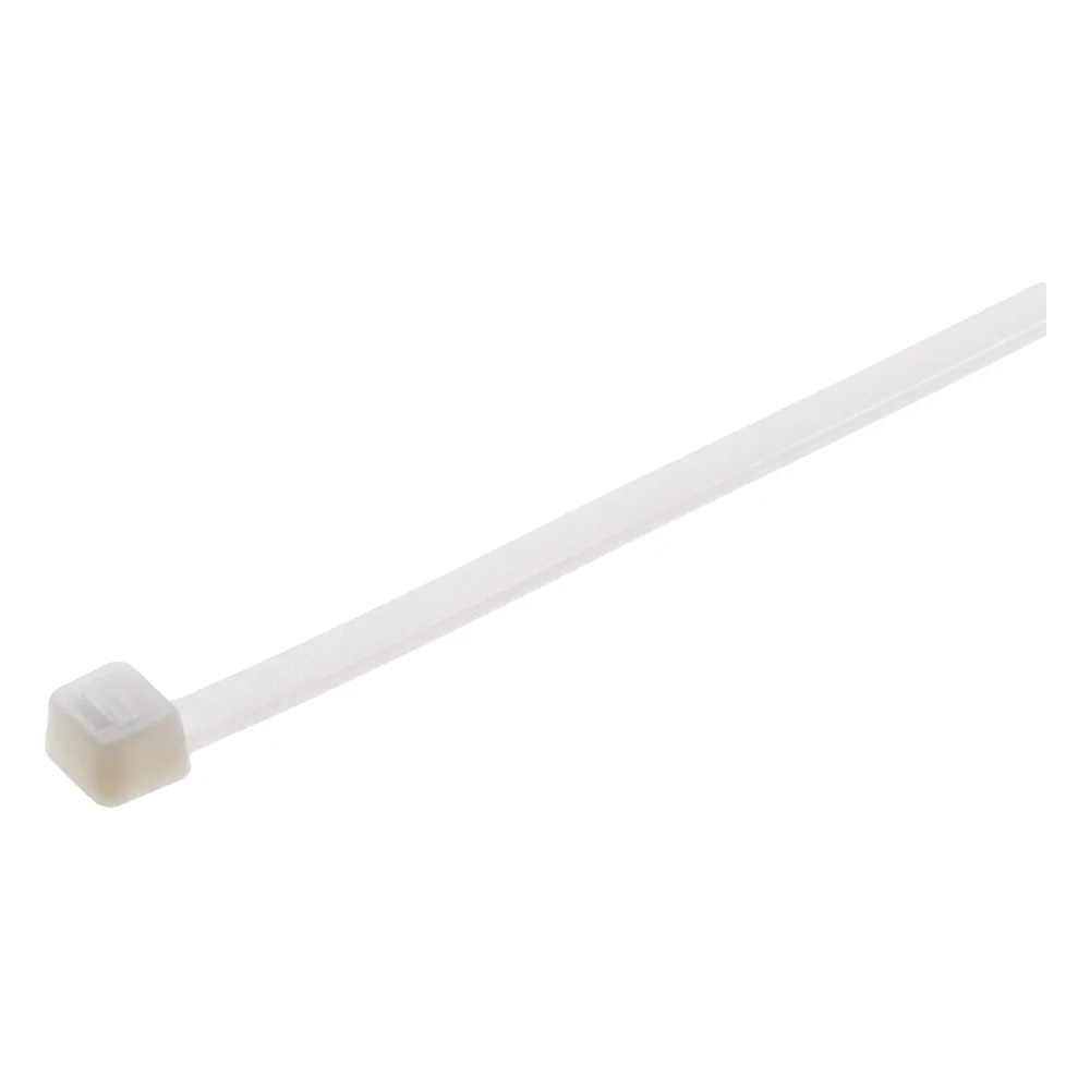 Cincho STRONGHOLD, 300 mm largo x 4.8mm ancho, Tensión 50 lb (222 N) Naylon 6,6 Color Natural, Paquete de 1000 Piezas – vista 3