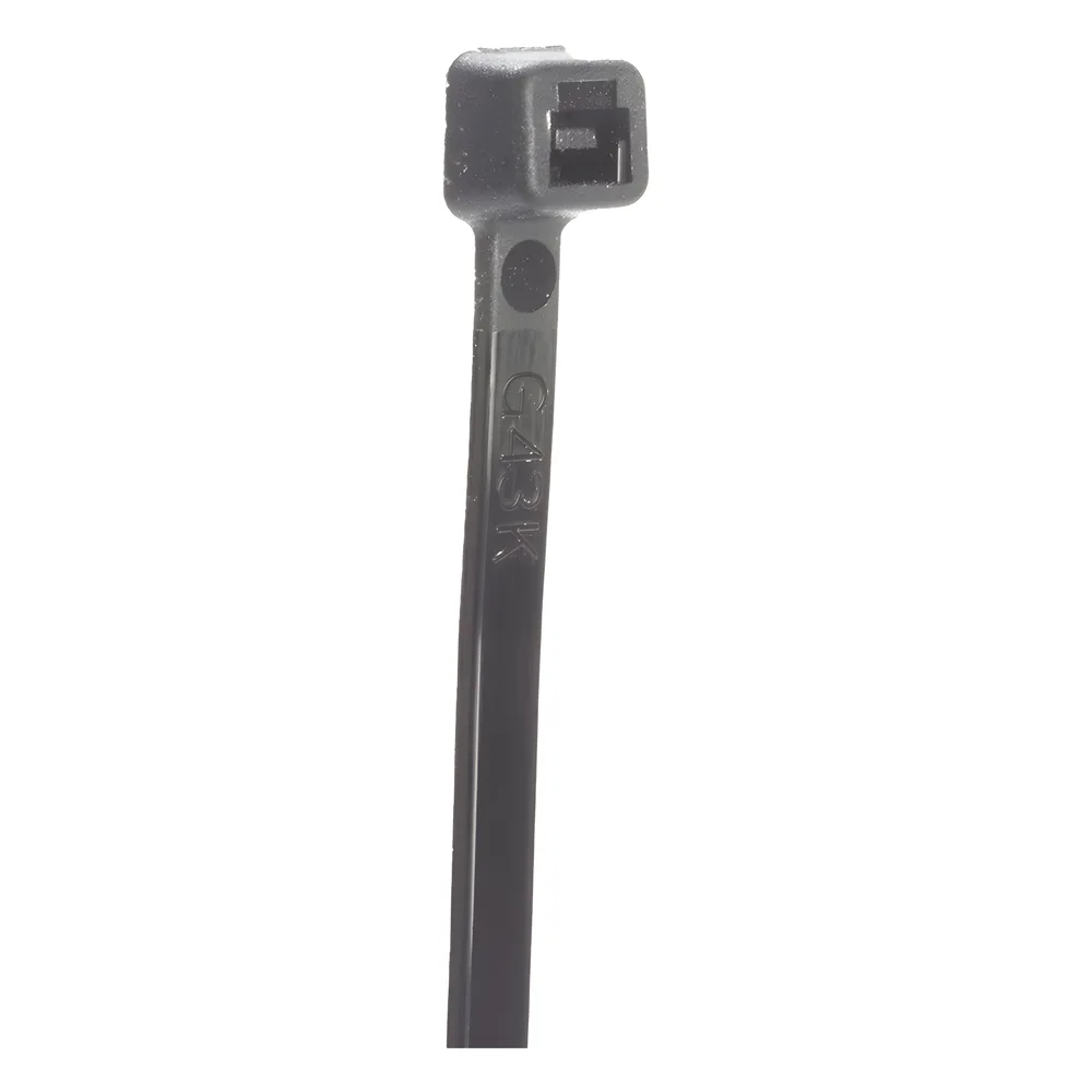 Cincho STRONGHOLD, 370 mm largo x 4.8mm ancho, Tensión 50 lb (222 N) Nylon 6,6 Color Negro, Paquete de 100 Piezas – vista 2